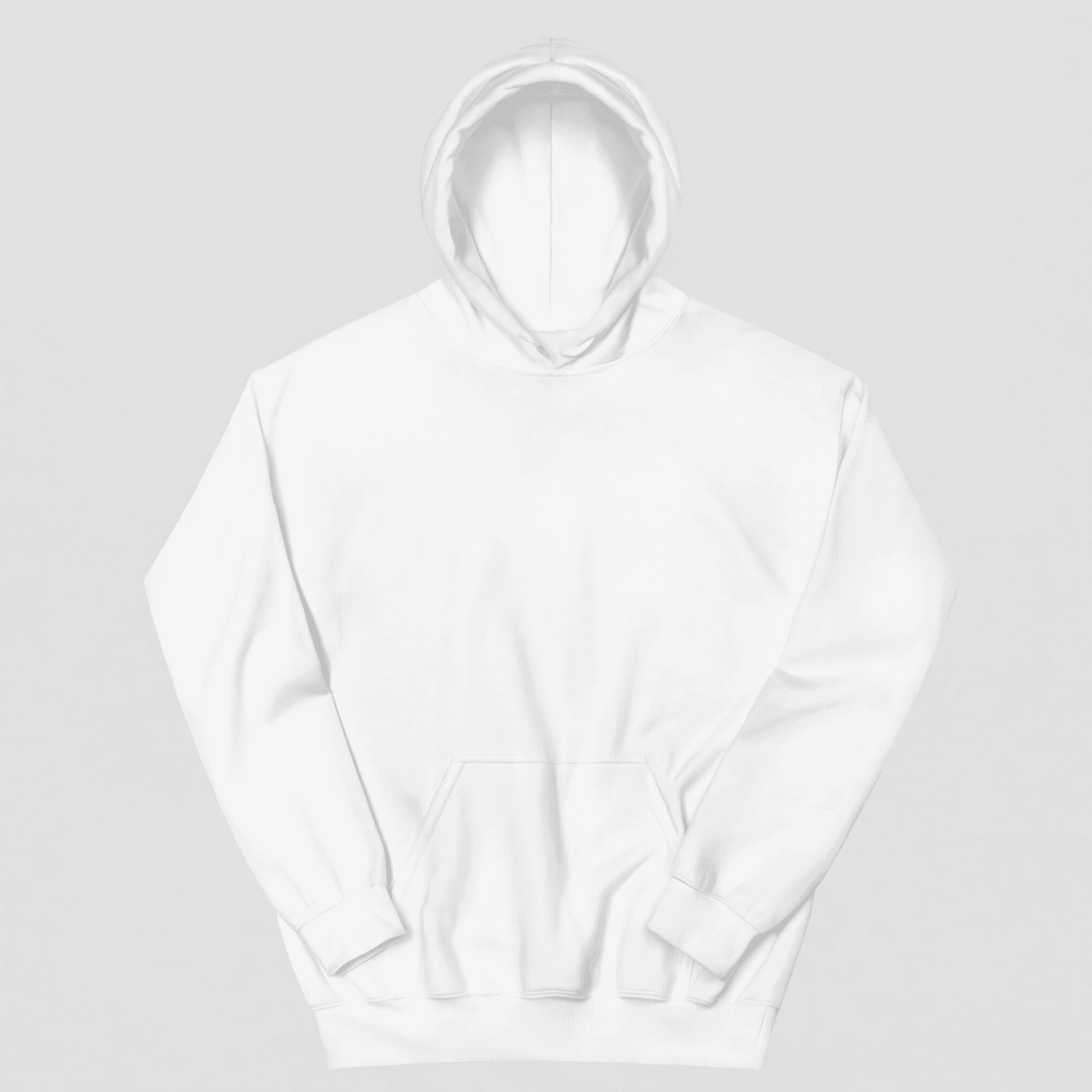 Gildan 18500 Heavy Blend Adult Hooded Sweatshirt, White front