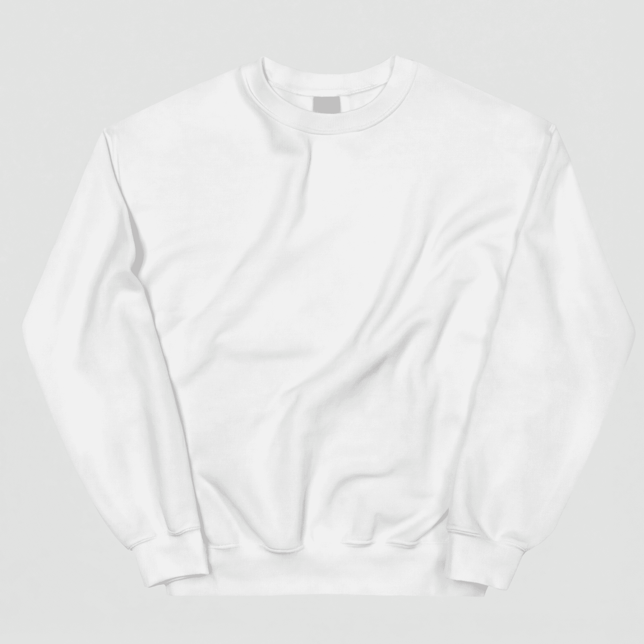 Gildan 18000 Heavy Blend Crewneck Sweatshirt, White front