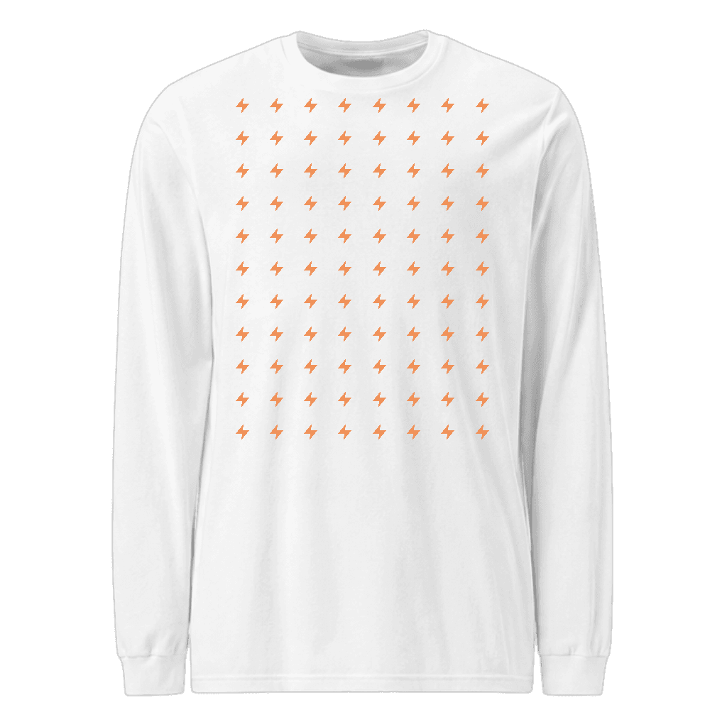 Bella+Canvas 3501 Unisex Jersey Long Sleeve Tee, White front