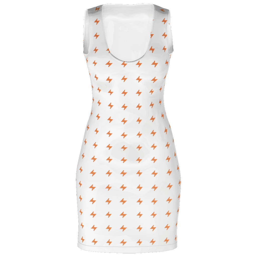 Printful 198 All-Over Print Bodycon Dress