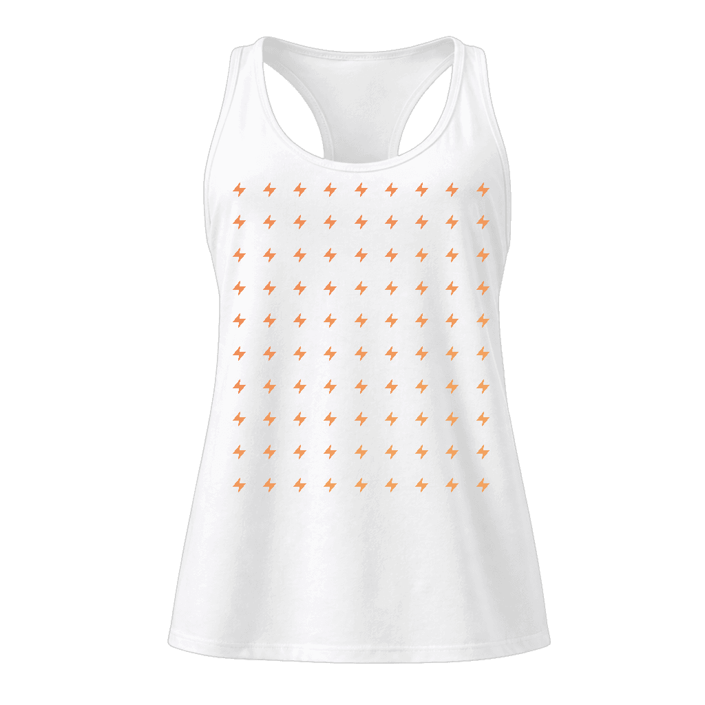 Next Level 1533 Women's Ideal Racerback Tank, White front